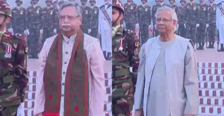 বিজয় দিবসে সাভার স্মৃতিসৌধে রাষ্ট্রপতি ও প্রধান উপদেষ্টার শ্রদ্ধা