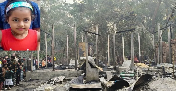 বিএনপি নেতার ঘরে আগুন, দগ্ধ হয়ে শিশুর মৃত্যু