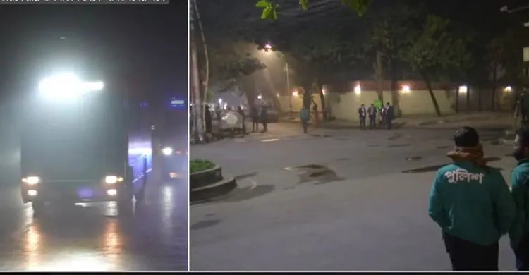 গুলশানে বাসভবনের পথে তারেক রহমান