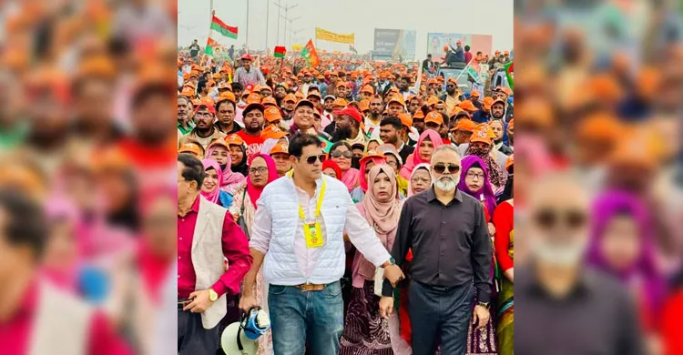 পূর্বাচলের ৩০০ ফিটে তারেক রহমানের সংবর্ধনা, লক্ষ নেতাকর্মী নিয়ে সমাবেশস্থলে দিপু ভূঁইয়া