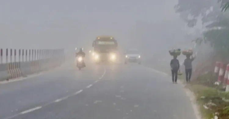সারাদেশে ঘন কুয়াশা অব্যাহত, গুঁড়ি গুঁড়ি বৃষ্টির আভাস