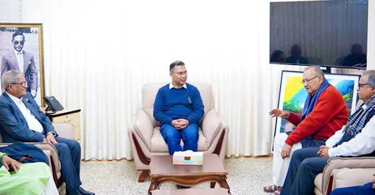 তারেক রহমানের সঙ্গে বাম গণতান্ত্রিক জোটের শীর্ষ নেতাদের সাক্ষাৎ