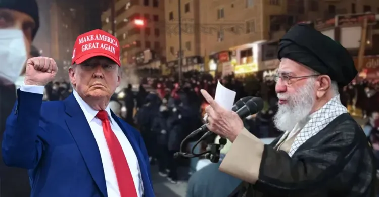 ট্রাম্পকে খুশি করতে দেশে সহিংস কর্মকাণ্ড চালাচ্ছে বিক্ষোভকারীরা: খামেনি