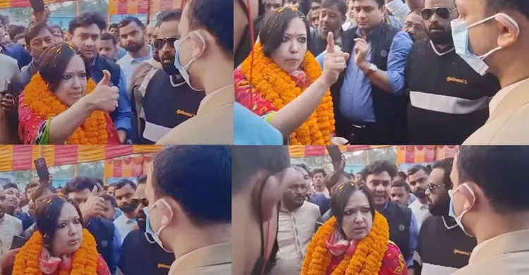 রুমিন ফারহানার বিরুদ্ধে ব্যবস্থা নিতে ইউএনওর চিঠি