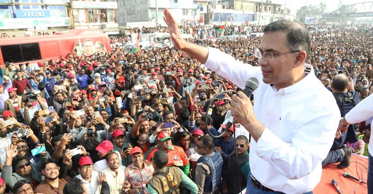 বগুড়ার মাটিতে ১৯ বছর পর তারেক রহমান