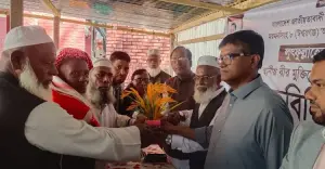 ঈশ্বরগঞ্জে মুক্তিযোদ্ধাদের সঙ্গে বিএনপি প্রার্থীর মতবিনিময় সভা অনুষ্ঠিত