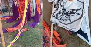 নরসিংদী-৩ আসনে স্বতন্ত্র প্রার্থীর নির্বাচনী ক্যাম্প ভাঙচুর