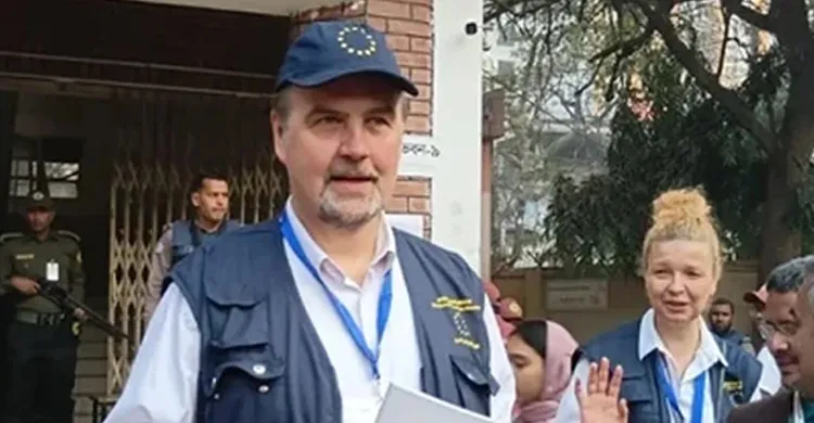 ভোটারদের প্রাণবন্ত উপস্থিতি, অংশগ্রহণে সন্তোষ ইইউ পর্যবেক্ষক প্রধান ইভার্স ইজাবস