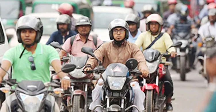 আজও মোটরসাইকেল চলাচলে নিষেধাজ্ঞা, অন্যান্য যান চলবে