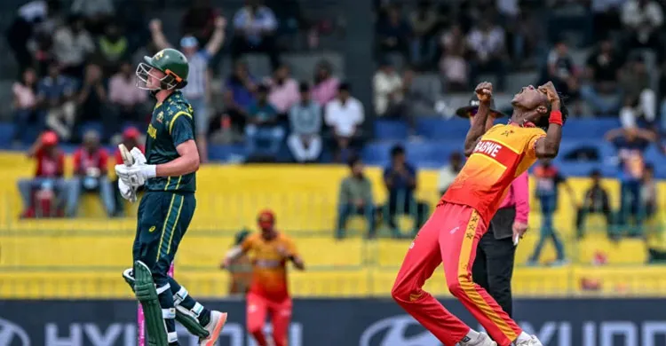 বিশ্বকাপে প্রথম অঘটন, অস্ট্রেলিয়াকে হারাল জিম্বাবুয়ে