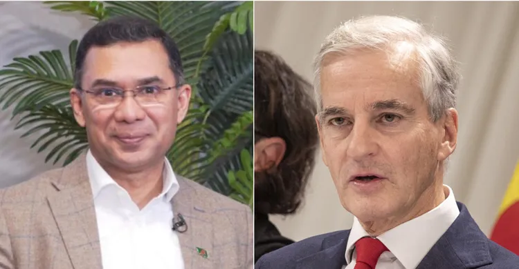 তারেক রহমানকে অভিনন্দন জানালেন নরওয়ের প্রধানমন্ত্রী