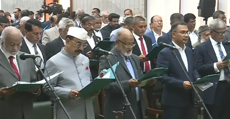 শপথ নিলেন বিএনপির সংসদ সদস্যরা