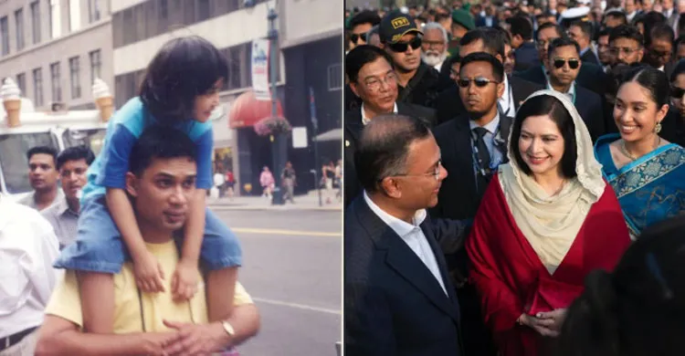 বাবাকে নিয়ে আবেগঘন পোস্ট জাইমা রহমানের