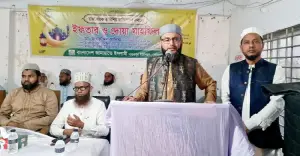 সোনাগাজীর নবাবপুরে রাজনৈতিক ব্যক্তিবর্গের সম্মানে জামায়াতের ইফতার মাহফিল