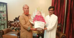 নবনিযুক্ত কৃষিমন্ত্রীর সাথে কুড়িকৃবি উপাচার্যের সৌজন্য সাক্ষাৎ ও শুভেচ্ছা বিনিময়