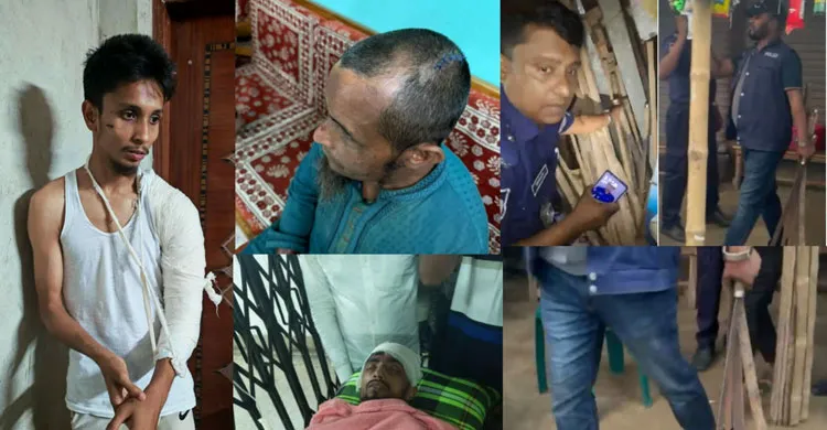 ঈশ্বরগঞ্জে কুপিয়ে জখম ৪, বিপুল অস্ত্র উদ্ধার