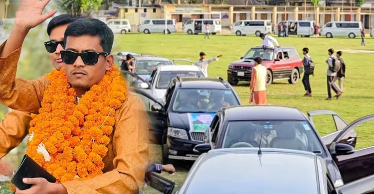 ৫০ গাড়ির শোডাউন, ছাত্রদল নেতা মাসুদ রানাকে অব্যাহতি