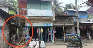 বাউফলে সরকারি রাস্তা অবৈধ দখল করে দোকানঘর ও দ্বিতল ভবন নির্মাণ!