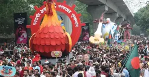 রমনায় আনন্দ-উচ্ছ্বাসের ঢেউ-বর্ষবরণ
