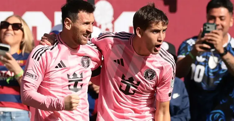 মেসির জোড়া গোলে জয়ে ফিরল ইন্টার মায়ামি