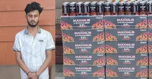 নরসিংদীতে বিপুল পরিমাণ বিদেশি বিয়ার উদ্ধার, আটক ১