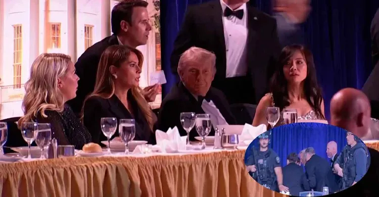 ওয়াশিংটনে নৈশভোজে গুলির শব্দ, নিরাপদে সরানো হলো ট্রাম্পকে