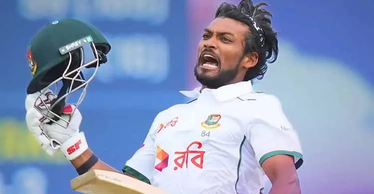 পাকিস্তানের বিপক্ষে দুর্দান্ত সেঞ্চুরিতে নতুন কীর্তি শান্তর