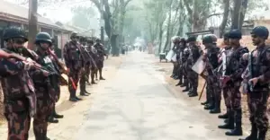 কুড়িগ্রাম সীমান্তে বিজিবির সর্বোচ্চ সতর্কতা, জোরদার করা হয়েছে নজরদারি