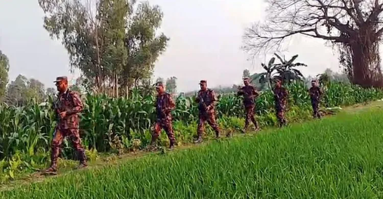 হাতীবান্ধা সীমান্তে বিএসএফের পুশইন অপচেষ্টা ব্যর্থ করে দিল বিজিবি