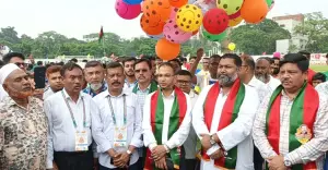 গাজীপুরে জিয়াউর রহমান গোল্ডকাপ ফুটবলের পর্দা উঠল, উদ্বোধনী ম্যাচে বিকেএসপির দাপুটে জয়