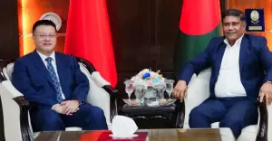 প্রধানমন্ত্রীর প্রতিরক্ষা উপদেষ্টার সঙ্গে চীনের রাষ্ট্রদূতের সৌজন্য সাক্ষাৎ