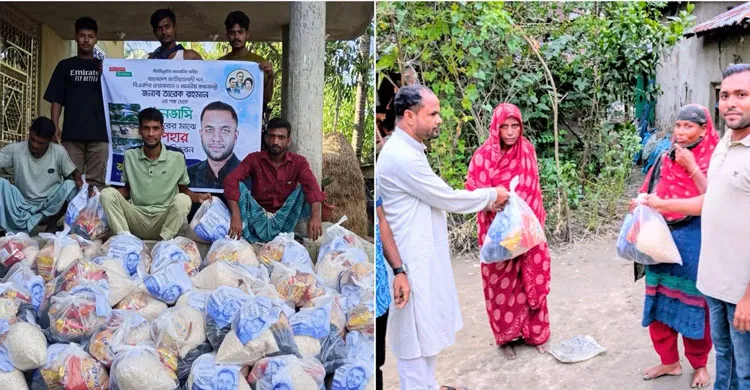 বাঁশখালীতে বন্যার্তদের পাশে কেন্দ্রীয় ছাত্রদল নেতা আফজাল রহমান, ত্রাণ সহায়তা পেল ৩০০ পরিবার