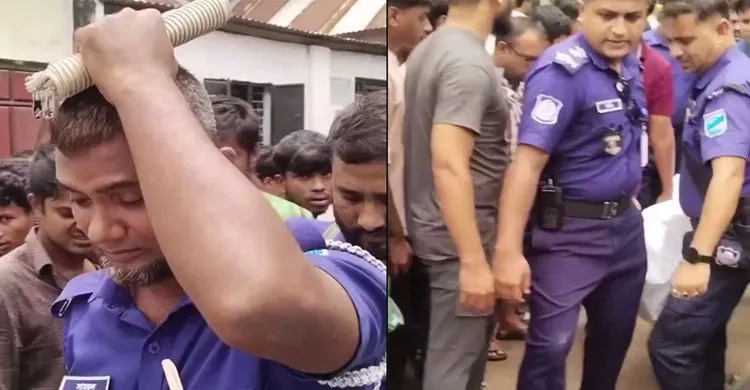 লাশ উদ্ধার করতে গিয়ে নিজের সন্তানের মরদেহ দেখলেন পুলিশ সদস্য
