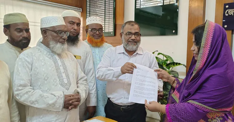 চুয়াডাঙ্গায় ১১ দলীয় ঐক্যের স্মারকলিপি প্রদান