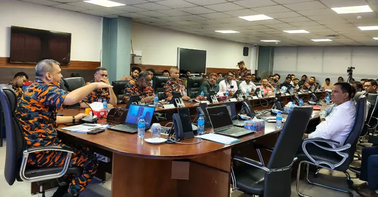 ভূমিকম্প মোকাবিলায় ভারী সরঞ্জাম মালিকদের সঙ্গে ফায়ার সার্ভিসের প্রস্তুতিমূলক সভা