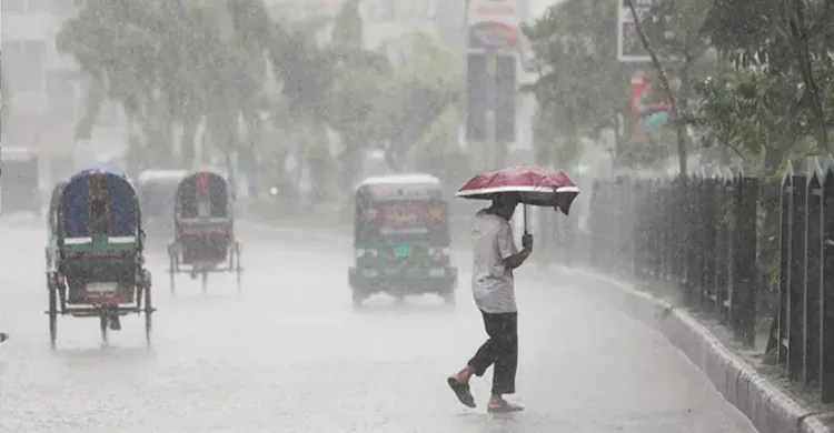 দেশের বিভিন্ন স্থানে ভারী বর্ষণের আভাস