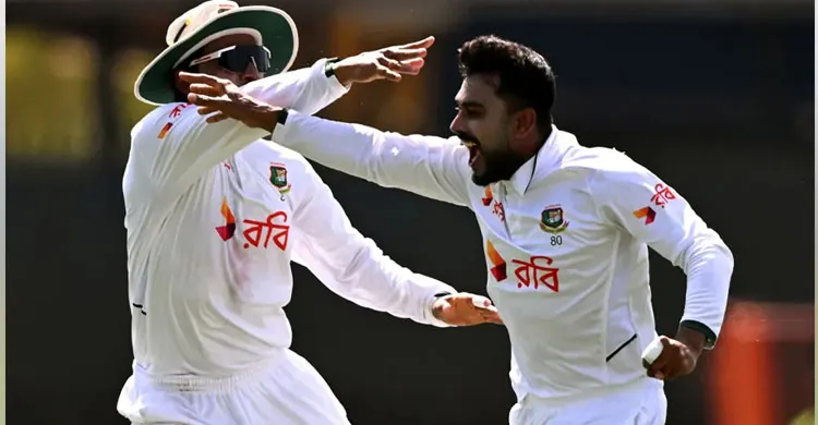 মিরাজের ঘূর্ণিতে ডারউইন টেস্টে জয়ের সুবাস পাচ্ছে বাংলাদেশ