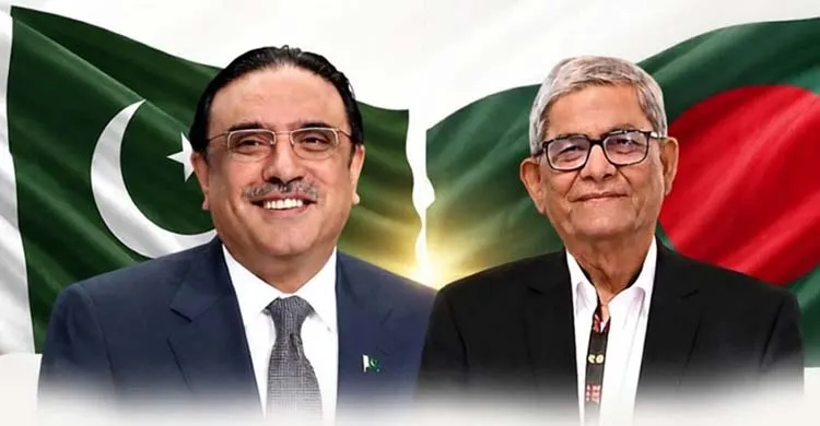 মির্জা ফখরুলকে জারদারির অভিনন্দন, পাকিস্তান সফরের আমন্ত্রণ