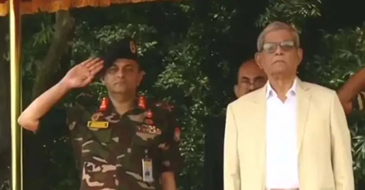 বঙ্গভবনে রাষ্ট্রপতি মির্জা ফখরুল ইসলাম, দেওয়া হলো গার্ড অব অনার