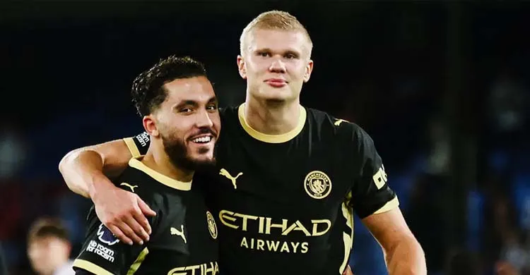 হালান্ড-চেরকির জোড়া গোলে ক্রিস্টাল প্যালেসকে উড়িয়ে দিল ম্যানসিটি