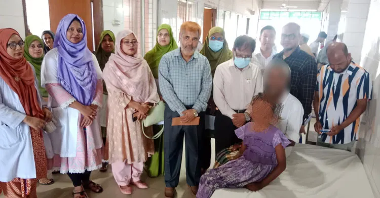 গাজীপুরে ধর্ষণের শিকার শিশুর পাশে নিপীড়িত নারী ও শিশু সহায়তা সেল