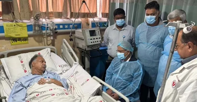 অসুস্থ জ্বালানিমন্ত্রী টুকুকে দেখতে হাসপাতালে রাষ্ট্রপতি