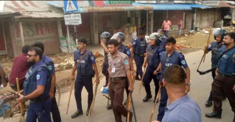 জঙ্গল সলিমপুরে প্রশাসনের ব্যাপক অভিযান