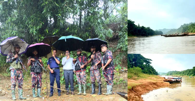 জৈন্তাপুরে ইজারা বহির্ভূত এলাকা থেকে বালু উত্তোলন, ১ লাখ টাকা জরিমানা