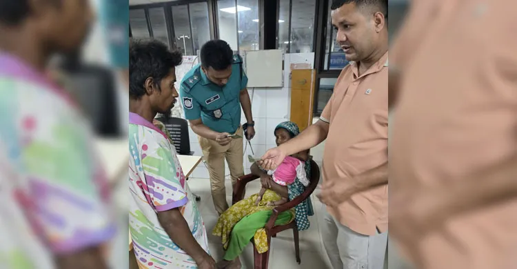 উত্তরা ফ্লাইওভারে মুমূর্ষু অবস্থায় ৯ মাসের শিশু উদ্ধার, চিকিৎসার ব্যবস্থা পুলিশের