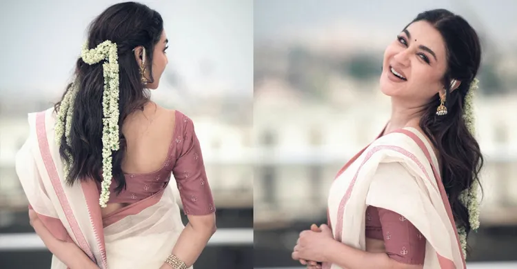 বাঙালিয়ানার সাজে জয়া, ক্যাপশনে প্রেমের বেদনার গান