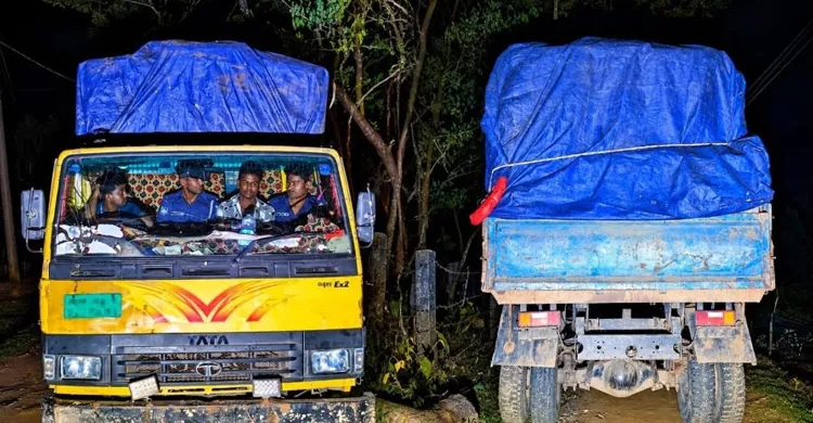 গোয়াইনঘাটে ভারতীয় বিস্কিট ও ট্রাক জব্দ, আটক ১